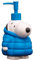 Peanuts Snoopy Pufferjacke Feiertags-Weihnachts-Seifen-/Lotion-/Handdesinfektionsspender aus Resin, 509 ml, (Offiziell Lizenziertes Produkt) von Franco Collectibles