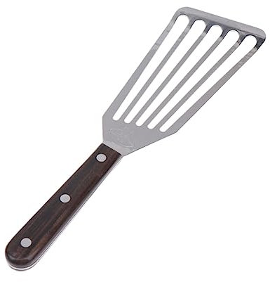 OFFSCH Grillspatel Edelstahl Schlitzwender Steakspatel Fischschaufel Steakschaufel Kochen Zubehör Grill Zubehör