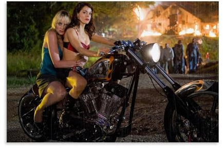 ZAJSGPUR Crime Movies Planet Terror Poster Dekorative Malerei Leinwand Wandkunst Wohnzimmer Poster Schlafzimmer Malerei 12x18inch(30x45cm)