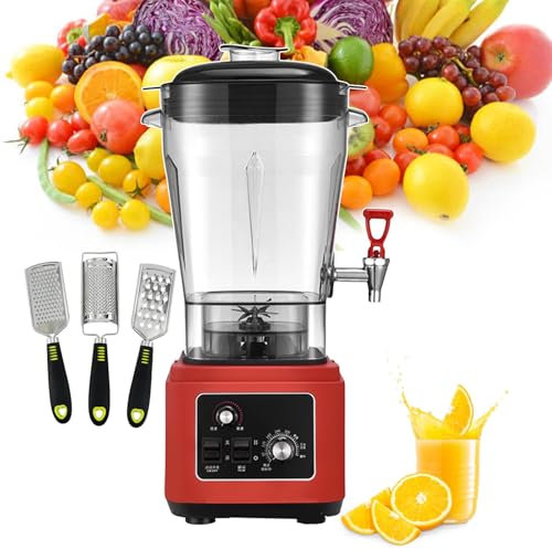 KJZHFOZ Countertop Blenders, Smoothie Maker, Grinder, Juicing Cooking Machine, Commercial Juice Blender,Food Processors (19L)