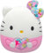 Squishmallows Hello Kitty - Peluche a forma di papillon e cuore, 20,3 cm