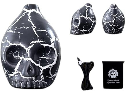 Authentische Azteken-Schreihorn – Premium Design, Laut & Erschreckend, Realistische Schreie, Perfekt für Streiche, Partys & Halloween-Deko (Schwarzweiß)