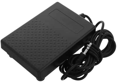 Baluue Universelles Sustain Pedal für Electronic Keyboards und Digitalpianos mit Polaritätsschalter Midi Kabel Langlebiges Keyboard Pedal für Musikinstrumentezubehör