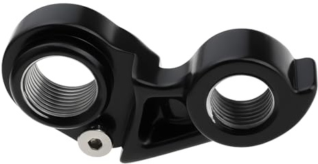 YINETTECH 1 set svart cykelväxel växelförare hängare med bultar KP419 K33049 M12 x 1,0 kompatibel med CANNONDALE skiffer synapse toppsten