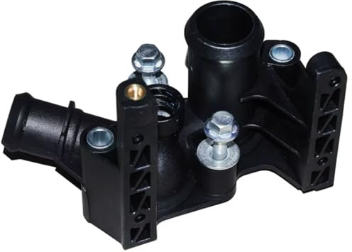 TYUJMWE Kühlmittel-Wasser-Auslassgehäuse Thermostat Für Ford Fiesta 1.6 Focus Mk3 2012-2016 7M5G8K556AC 1531004 7M5G8594AC