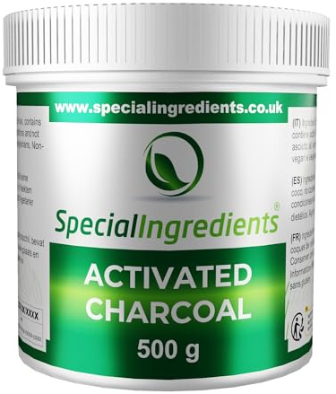 Activated Charcoal Powder 500g Food Grade Coconut Derived Premium Quality - Vegan, Non-GMO, Gluten Free – Recyclable Container