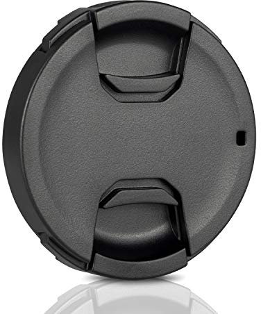 Ares Foto® 58mm Snap-On Objektivdeckel, extra Starke Federn, Kamera-Schutzdeckel aus 100% recyceltem Kunststoff - kompatibel mit Nikon Canon, Sony Sigma Tamron Olympus Fujifilm