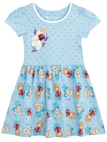 Disney Frozen Kleid | Prinzessin Kleider Für Mädchen | Anna Und ELSA Kinder Sommerkleid 134