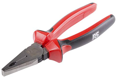RS PRO Rundzange/Backen 30mm Standard Schneidkraft → 2 mm 180 mm VDE 1000V zugelassen ESD-Sicherheit
