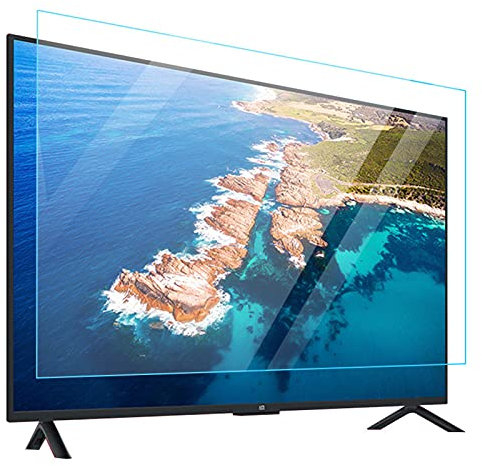 Protector De Pantalla Para Tv De 55 Pulgadas, Filtro De Pantalla Mate Anti Luz Azul, Tasa De Antirreflejo De Hasta El 90% Alivia La Fatiga Ocular Para LCD, LED, OLED et QLED 4K HDTV,55(1211*689mm)