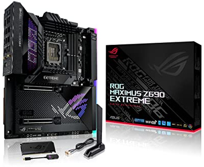 ASUS tek computer ROG Maximus Z690 Extreme Intel LGA 1700 EATX Gaming Motherboard, 24+1 Power Stages, PCIe 5.0, WiFi 6E, 10 Gb and 2.5 Gb Ethernet (PRIME H610M-A D4-CSM)