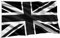 Schwarze Union Jack-Flagge, 152 x 91 cm, Tribute to Queen Elizabeth, schwarz-weiße Union Jack-Flagge für Parade, UV-beständige britische Flagge mit Ösen