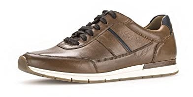 Pius Gabor Herren Schnürschuhe, Männer Halbschuhe,Wechselfußbett,Superflex Sohle,Sportschuhe,Freizeitschuhe,Turnschuhe,Cognac,44 EU / 9.5 UK
