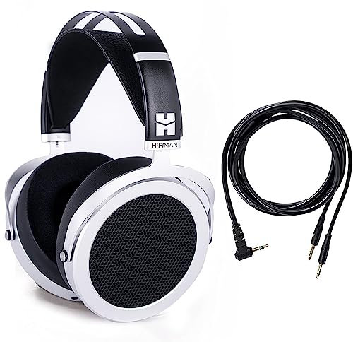 HIFIMAN SUNDARA - Cuffie Hi-Fi con connettori da 3,5 mm magnetici planari con cuscinetti auricolari aggiornati versione 2020 (argento)
