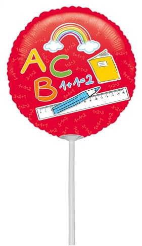 Amscan Mini Shape Schulstart Folienballon A30 lose