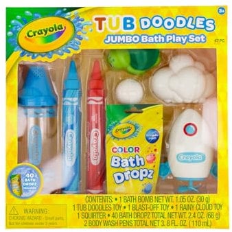 Crayola Tub Doodle Jumbo Bath Play Set