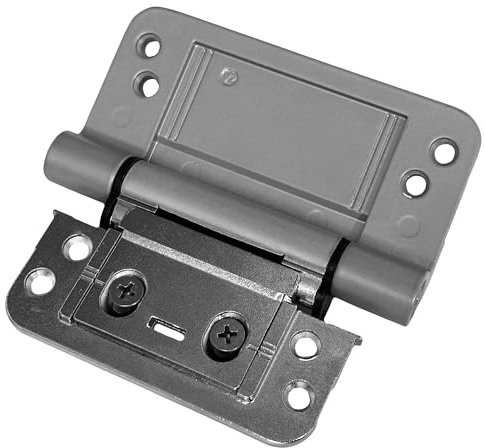Composite Doors Hinge White Trojana 3D Adjustable Butt Rebate Door Hinge Silver
