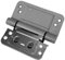 Composite Doors Hinge White Trojana 3D Adjustable Butt Rebate Door Hinge Silver