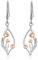 HARMONY BOLA Tulpen Ohrringe 925 Sterlingsilber Tulpen Ohrhänger Hypoallergen Weihnachts Geburtstagsschmuck Geschenke für Frauen Mutter Freundin