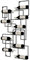 amhricho Botellero De Pared para 10 Botellas, Botellero Metálico De Pared, Se Puede Montar con Botellero Colgante, Adecuado para Despensa De Cocina, Bodega De Bar (Color : Black, Size : 1pcs)