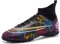 Biayphyne Scarpe da calcio in erba sintetica da uomo, scarpe da calcio, per bambini, per interni, AG FG TF, 068 Tf Nero, 41 EU