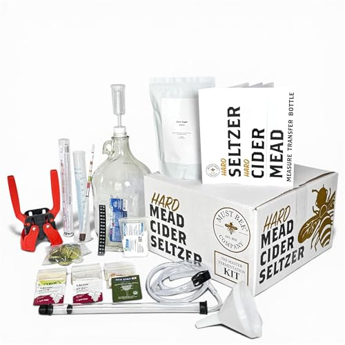 Must Bee Company Master Fermentation Kit - 1 Gallon Mead, Cider, Seltzer Maker
