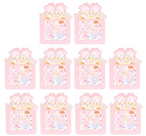 Qukaim Waterproof Stickers Cute Stickers 10PCS, Paper Material, Waterproof Dust-Proof Easy to Tear Stickers for Laptops, Skateboards, Suitcases, Cars