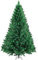 gihusrzx 5/6/7/8/10ft Canadian fir Christmas Tree, Artificial Full Bodied Small Christmas Tree with Thick Branch Tips, Detachable Metal Stand, Seasonal Decoration Tree for Winter Party 10FT