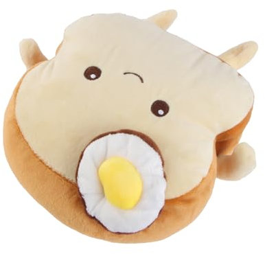 VICASKY Simulation Toast Brot Kissen Kissen Für Sofa Rückenkissen Dekoration Und Spielzeug Plüschkissen Für Erwachsene Verarbeitet