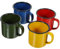 Veemoon 4Pièces Tasse Émail Rétro Tasses à Eau Multi-usage Émaillé pour Jus et Lait Accessoires pour Maison