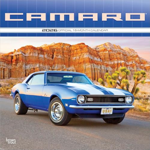 Camaro – Chevrolet Camaro 2026 – 16-Monatskalender: Original BrownTrout-Kalender [Mehrsprachig] [Kalender] (Wall-Kalender)