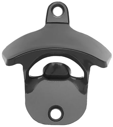 HAIICEN Beer Bottle Opener Wall Mount Drink Bottle Cap Opener GunMetal Black Gift for Men Women