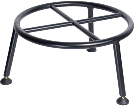 WAGNER Pflanzenständer - RETRO - Ø 48 x 25 cm , für Außenbereich + Innenbereich, Blumenständer aus pulverbeschichtetem Stahlrohr, Tragkraft 200 kg - 25068101