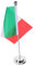Uonlytech Bandiera di bandiera italiana decorazione con bandiera da tavolo tema festa decorazioni italiane ornamento con bandiera da tavolo arredamento bandiera Flag della tabella plastica