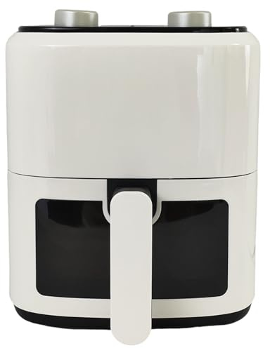 Yesuitme Air Fryer, 5.5 Litre Dial Control Air Fryer - Efficient Cooking, Precise Temperature Adjustment, Large Capacity, Healthier Fried Foods, Easy-to-Use and Clean, Sleek Stylish Design