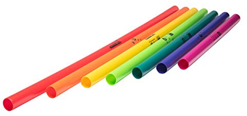 FUZEAU - 3462 – Set mit 7 diatonischen Bass Boomwhackern – auf jeder Röhre stimmt seine bunte Note – ideal zum Lernen des Rhythmus