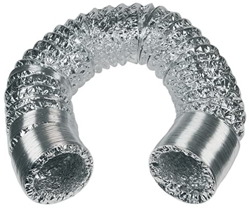 Europart Abluft Schlauch Abluftschlauch 100mm ALU Universal 3m Trockner Abzugshaube Klima