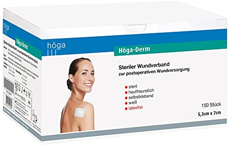Höga-Derm steriler Wundverband, hypoallergen - 53 x 70 mm, á 150 Stück