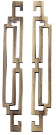 Mgoodoo Griff Möbelgriffe für Schrank,Schubladegriff aus Zinklegierung,Europäischen Stil Küchengriff Antique Bronze, Lochabstand-128mm, 2 Stück