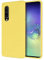 Xunlaixin MUTOUREN Kompatibel mit Samsung Galaxy A70 Hülle TPU Flüssig Silikon Kratzfeste Schutzhülle mit stoßsicheres Futter aus Mikrofaser rutschfeste Handyhülle Schale Bumper Case, Gelb