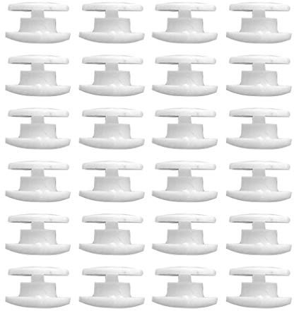 EXCEART 200Pcs White Plastic Snap Fasteners for Mask Making, 9mm Replacement Retaining Clips, No Sew Rivets for Clothing, Bibs, Diapers, Crafts