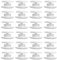EXCEART 200Pcs White Plastic Snap Fasteners for Mask Making, 9mm Replacement Retaining Clips, No Sew Rivets for Clothing, Bibs, Diapers, Crafts