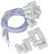 Goshyda Ventana de Interruptor magnético, 10pcs Sensor de Ventana de Puerta con Cable Interruptor magnético Alarma de Interruptor magnético para Sistema de Alarma para el hogar