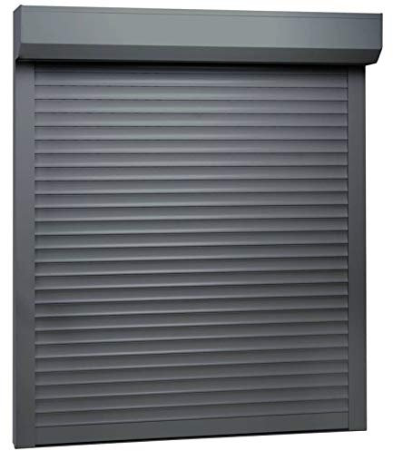 pedkit Volet Roulant Manuel Exterieur Porte Aluminium 80 x 100 cm Anthracite