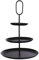 MICA Decorations Rama Etagère 3-stufig - H55 x Ø38 cm - Metall - Schwarz