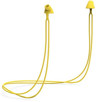 Flare Calmer Kids Secure – Ear Plugs Alternative – Reduce Annoying Noises Without Blocking Sound – Soft Reusable Flexible Silicone with Built-in Lanyard – Yellow