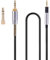 Zosvoses Momentum 4 Cable Compatible with Sennheiser Momentum 4/3/2.0, HD1 On-Ear, HD 400S/450BT, PXC 550/550-II, ACCENTUM Plus Headphones, 3.5mm Audio Cable Headset with 6.35mm Adapter, 6.6ft