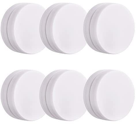 LEVOSHUA Pesi magnetici per tenda da doccia, rivestiti in gomma, resistenti, impediscono alla fodera della tenda di soffiare intorno, lavori per drappeggi, tovaglie, bandiere, tende da esterno, 6 paia