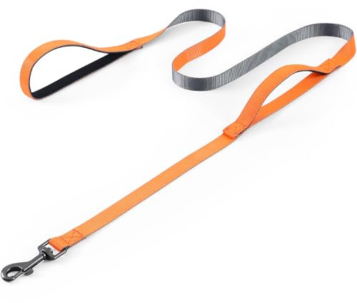 COMSLE Lange Leinen für Hundetraining, 1,5 m/3 m/5 m, starke, extra lange Hundeleine mit Griff, leichtes Nylon, Welpen-Trainingsleine, Hundeleine für Haustierrückruf, Gehorsamkeit, Camping, Spielen im