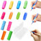 BOZILY 12 Pcs Writing Aid Grip with Plastic Box Pen Grips Pencil Holder Grip Handwriting Grip Soft Silicone Corrector Writing Tool for Kids Students Toddlers Preschoolers(3 styles)